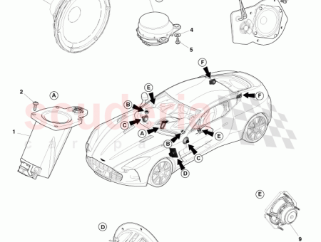 Photo of HAUT PARLEUR ARRI RE C T GAUCHE 9D33…