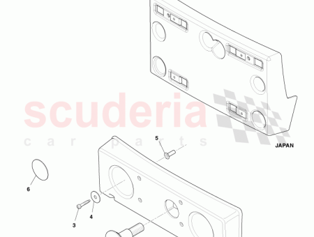 Photo of SOCLE DE PLAQUE D IMMATRICULATION AVANT JAP CG43…