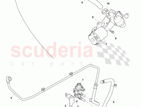 Photo of TUYAU VAPEUR CARBURANT CANISTER VENT INLET 8D33 9F984…