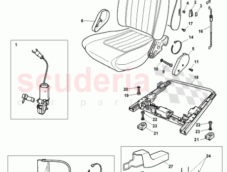 Photo of SLIDER BAR LEFT SIDE FRONT SEAT BELT 80…