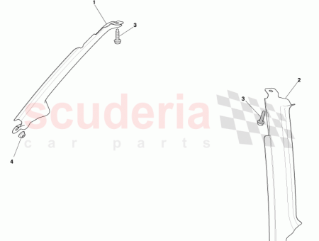 Photo of ASSEMBLAGE DE PANNEAU GARNITURE DE MONTANT DE CARROSSERIE…