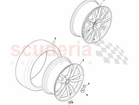 Photo of ROUE AVANT 20PO DIAMANT TOURN NOIR BD33 1007…