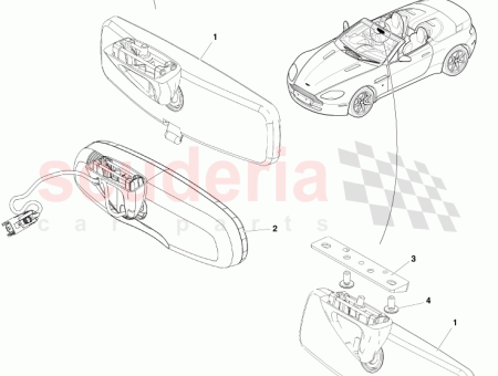 Photo of SPACER MIROIR INT RIEUR 6G33 L16K695…