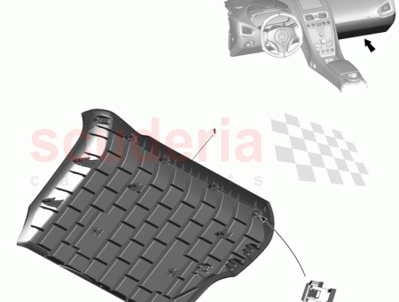 Photo of CAPOT INF RIEUR DU TABLEAU DE BORD C…