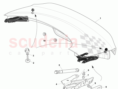 Photo of ASSEMBLAGE DECKLID CPE DG43 40110…