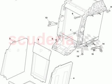Photo of GARNITURE COMPARTIMENT DE RANGEMENT C T GAUCHE…