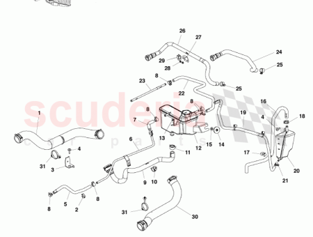 Photo of ASSEMBLAGE DU TUYAU D ALIMENTATION 6G33 8C350…