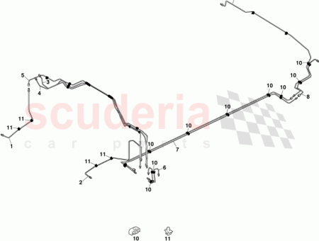 Photo of HOSE ASSEMBLY RR WHEEL BRAKE 6G33 2A478…