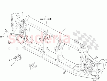 Photo of CADRE SUP RIEUR DE SUPPORT DE RADIATEUR L…