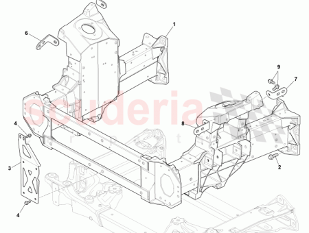 Photo of STRUCTURE D CRASEMENT AVANT SOUS ENSEMBLE 9G33 CSA01…