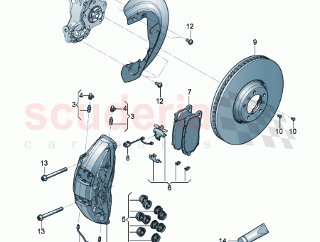 Photo of 1 set of brake pads for disk brake…
