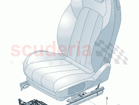 Photo of seat adjustment regulating switch for models with massage…