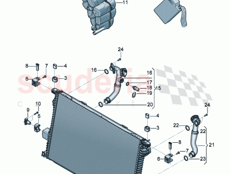 Photo of TUYAU DE LIQUIDE DE REFROIDISSEMENT AVEC TUYAU DE…