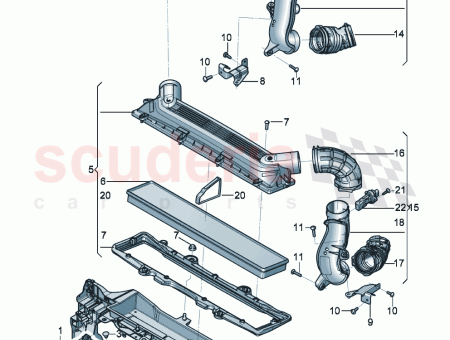 Photo of 1 set fixing parts for air filter…