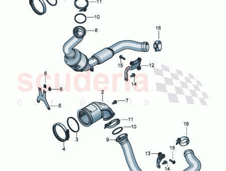 Photo of TUYAU D CHAPPEMENT AVEC CATALYSEUR…
