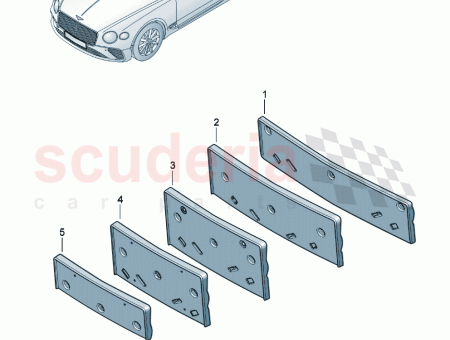 Photo of SUPPORT DE PLAQUE D IMMATRICULATION 3SD 807 287…
