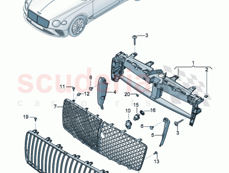 Photo of GRILLE DE RADIATEUR COMPL TE…