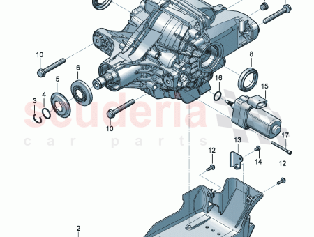 Photo of rear axle differential with differential lock D 20…