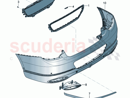Photo of SUPPORT DE PLAQUE D IMMATRICULATION 3SD 807 989…
