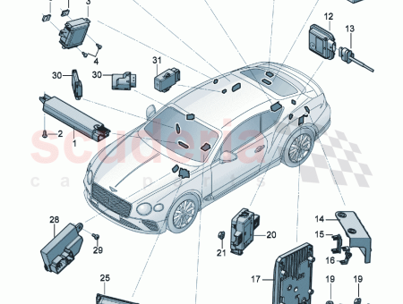 Photo of Control unit for electrically adj spoiler D MJ…