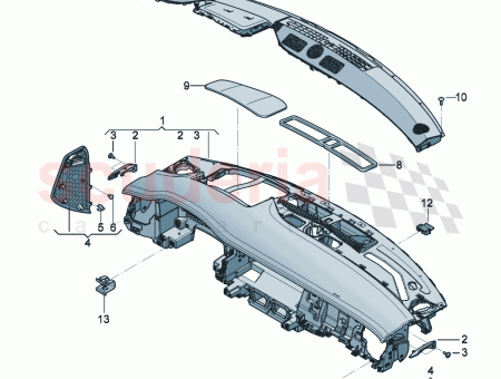 Photo of insert for dashboard with Head up display D…