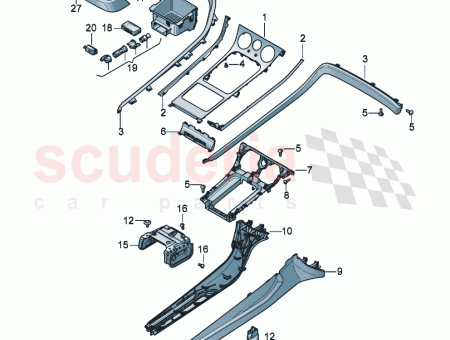 Photo of End trim Centre console D 03 12 2023…
