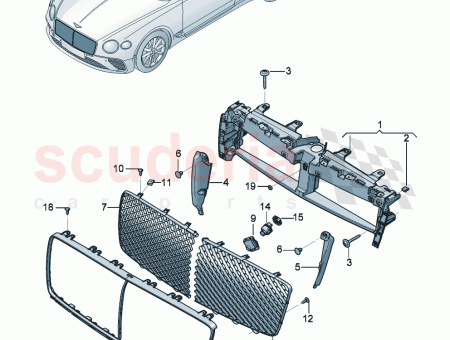 Photo of GRILLE DE RADIATEUR COMPL TE 3SD 853 597…