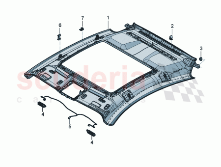 Photo of GARNITURE DE TOIT MOUL E CUIR 3SD 867…