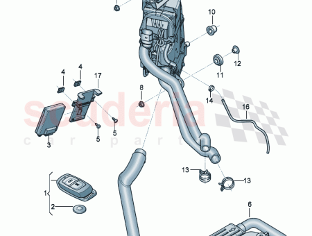 Photo of Auxiliary heater for coolant circuit D 02 07…