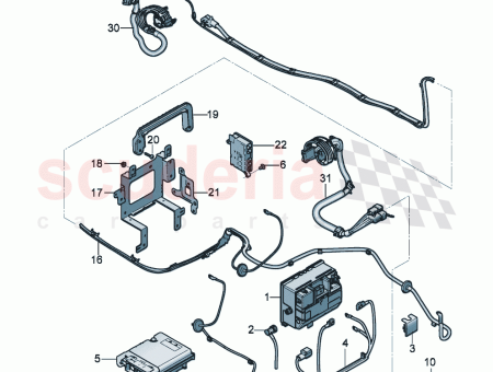 Photo of Wire set Control unit for active roll stabilisation…