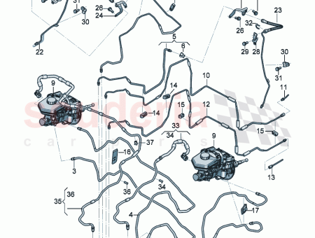 Photo of DURITE TUYAU DE FREIN DE LA DURITE DE…