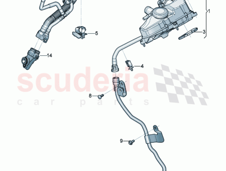 Photo of Breather line Use also from illustration 06M 103…