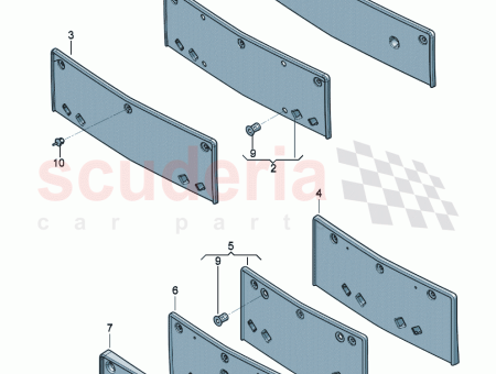 Photo of PORTE PLAQUE D IMMATRICULATION APPR T…