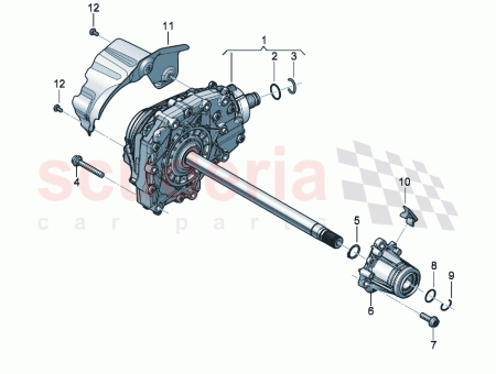 Photo of Front axle differential additionally to be used items…