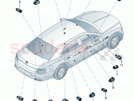 Photo of LED light Rear door Mood lighting…