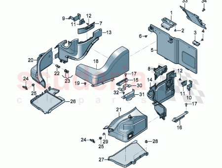 Photo of Bracket Partition trim 3SE 867…