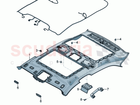 Photo of moulded headlining leather D 11 12 2023 3SE…