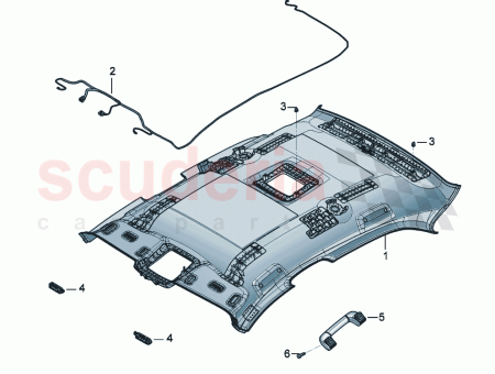 Photo of moulded headlining leather D 10 12 2023 3SE…