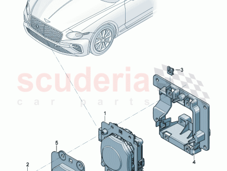 Photo of radar sensor For vehicles with adaptive cruise control…