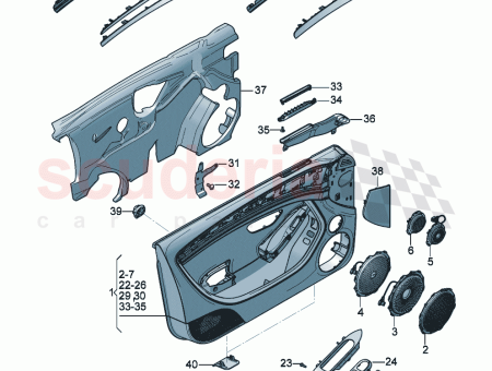 Photo of CADRE DE MOULURE INTERRUPTEUR DANS LA GARNITURE DE…