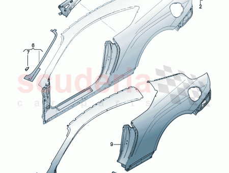 Photo of Closing plate c pillar Included in position…