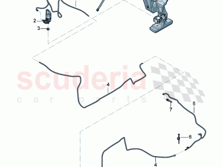 Photo of Hose line for washer water Reversing camera 3SD…