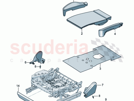 Photo of seat padding with heater elem Wellness 3SE 881…