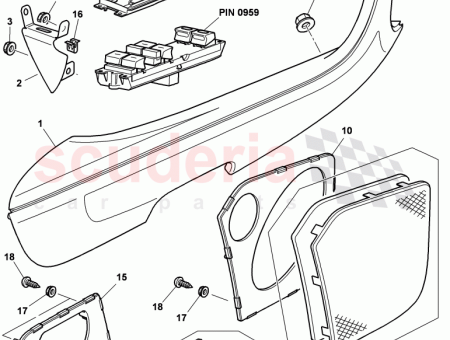Photo of GARNITURE CHROM E POIGN E DE MAINTIEN 3W0…
