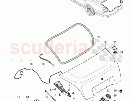Photo of COUVERCLE DE COFFRE ARRI RE 3Y5 827 025…