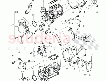 Photo of TUYAU D HUILE POUR TURBOCOMPRESSEUR 07V 145…