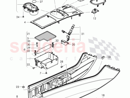 Photo of HOUSSE POUR CONSOLE CENTRALE 3W3 863 243…