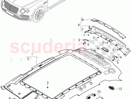 Photo of GARNITURE DE TOIT MOUL E CUIR D 28…