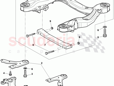 Photo of SUB FRAME AVEC MONTAGE EN CAOUTCHOUC…