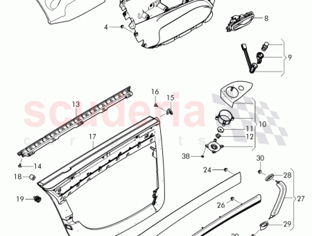 Photo of PANNEAU DE GARNITURE DE PORTE PARTIE SUP RIEURE…